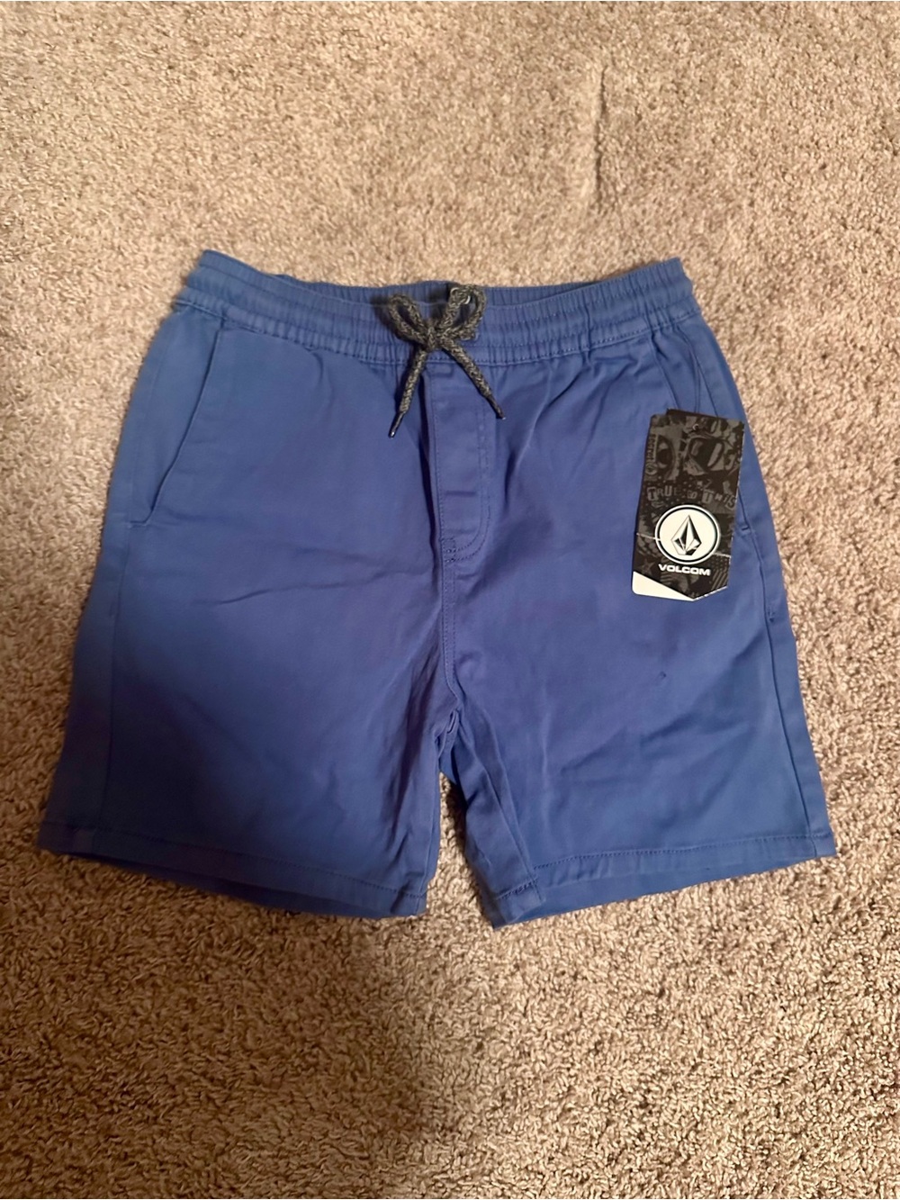 NWT Volcom Blue Kids Shorts (Youth Medium 10/12)